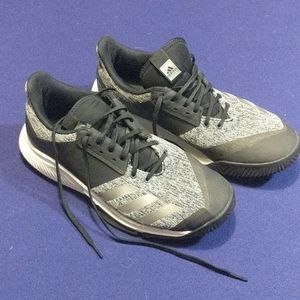 Adidas Black and Gray Women's Sneakers